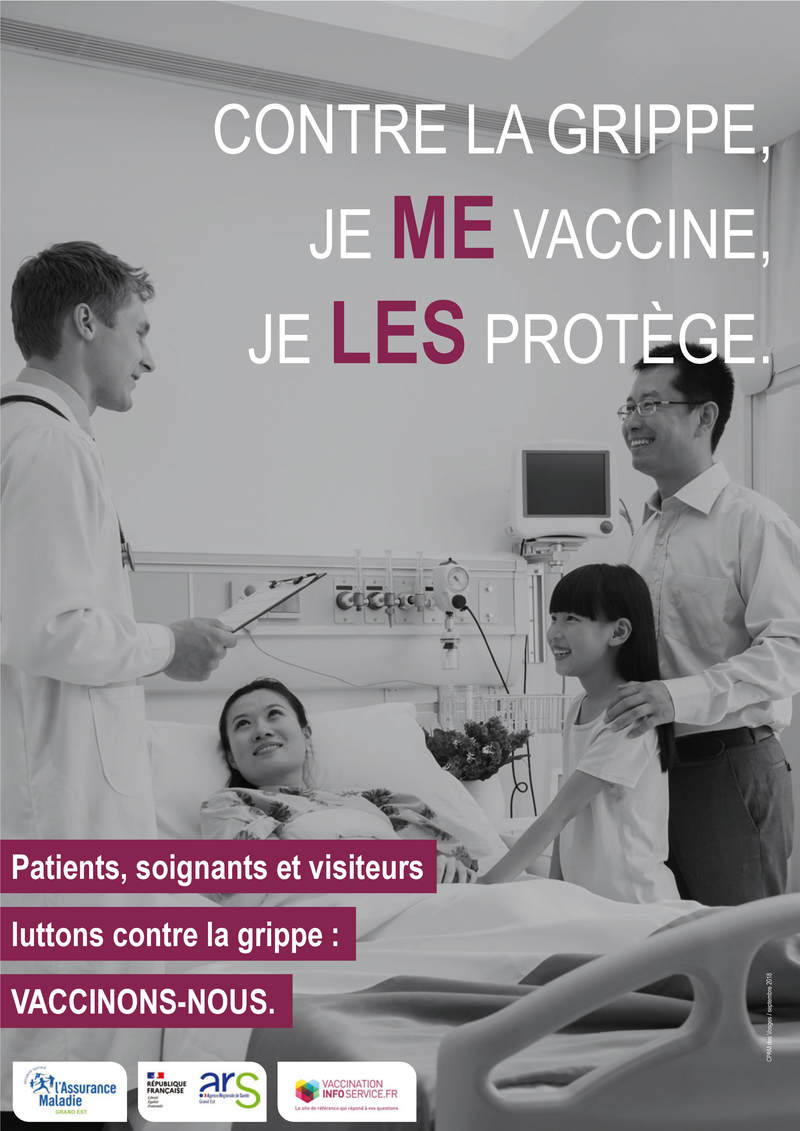 Affiche vaccination grippe