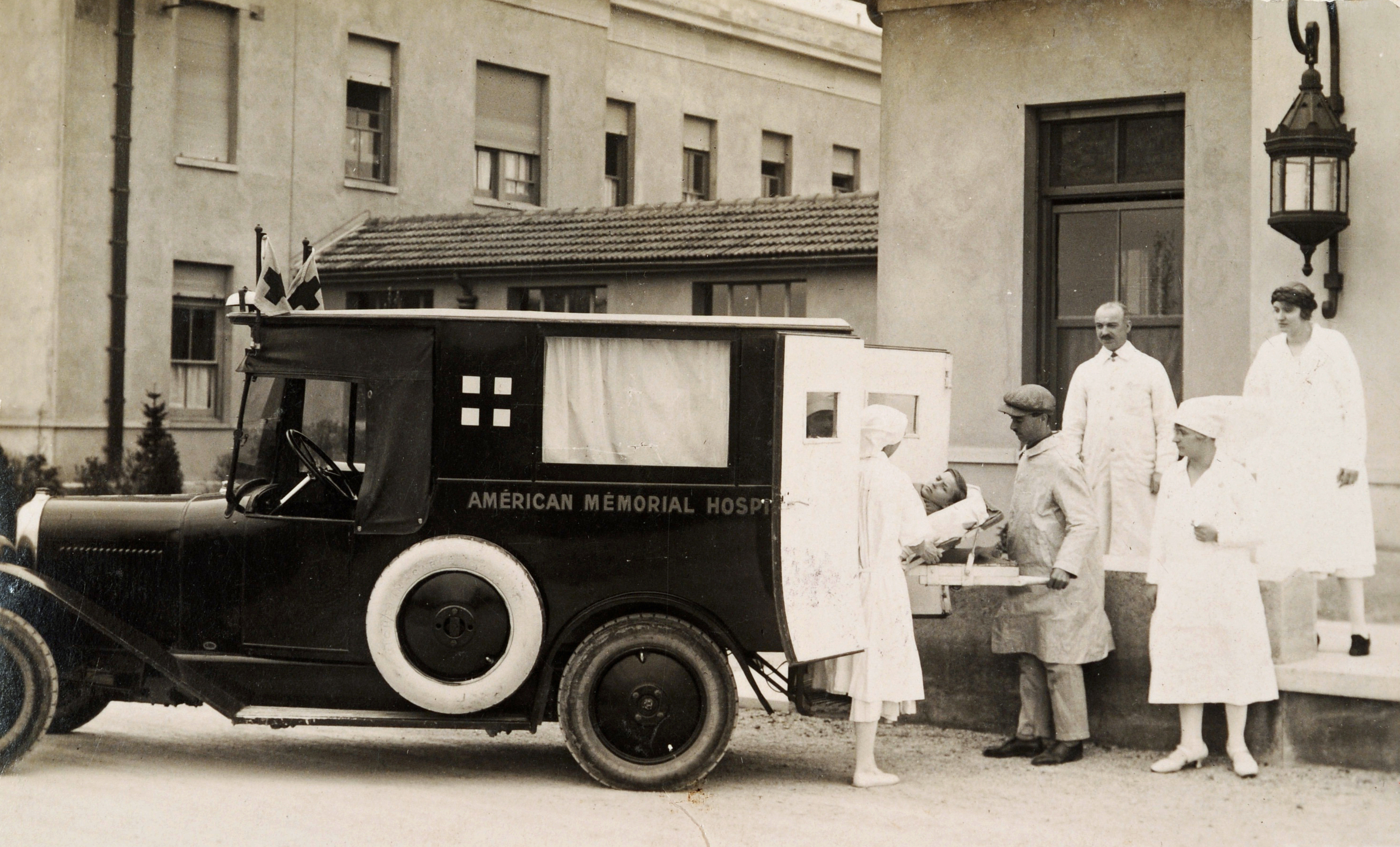 13 ambulance jour du transfert des enfants  15 janv 1925